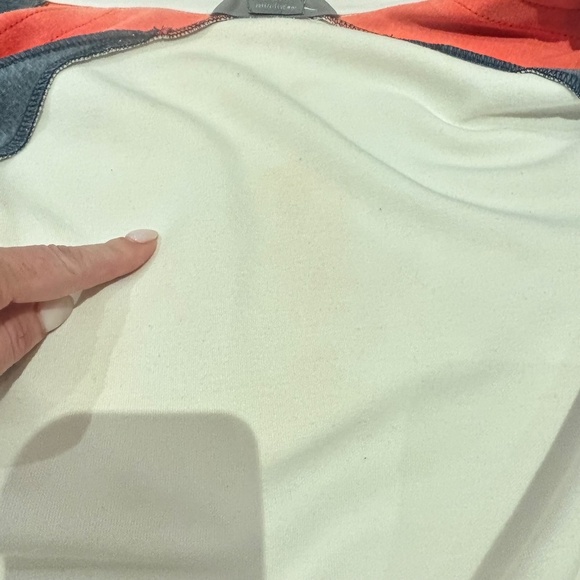 NIKE Y2K Vintage Orange and Navy Mens Track jacket size large - Picture 3 of 9